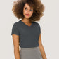 NO. 187  HAKRO DAMEN V-SHIRT COOLMAX® Gr. XS - 3XL