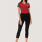 NO. 190  HAKRO DAMEN V-SHIRT CONTRAST MIKRALINAR® Gr. XS - 6XL