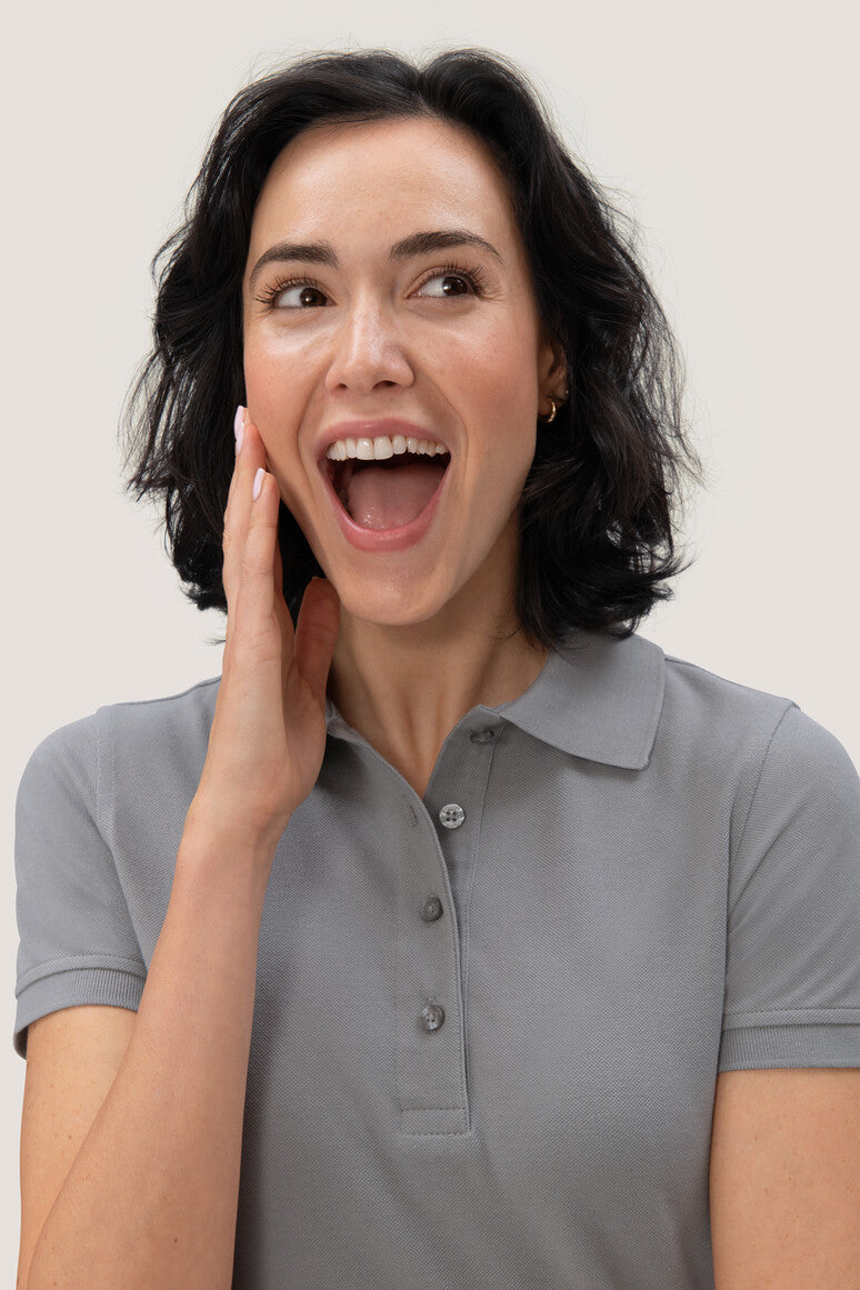 NO. 216  HAKRO DAMEN POLOSHIRT MIKRALINAR® Gr. XS - XL