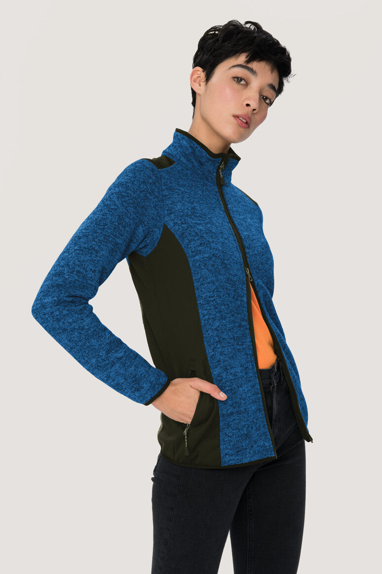 NO. 236  HAKRO DAMEN STRICKFLEECEJACKE CHURCHILL Gr. XS - 3XL