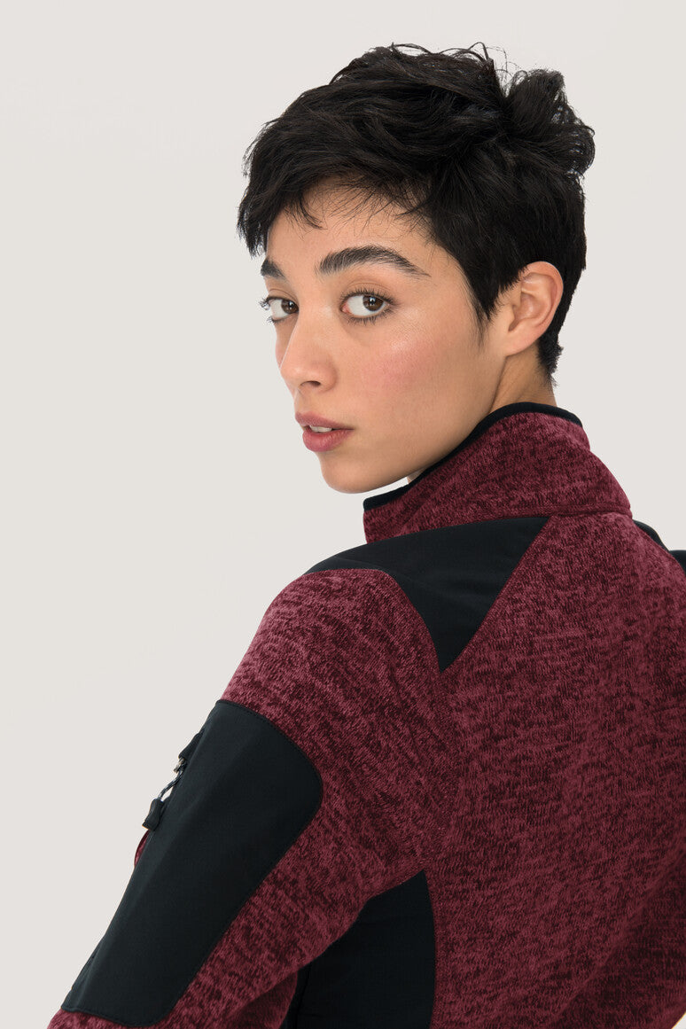 NO. 236  HAKRO DAMEN STRICKFLEECEJACKE CHURCHILL Gr. XS - 3XL