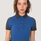 NO. 239  HAKRO DAMEN POLOSHIRT CONTRAST MIKRALINAR® Gr. XS - 6XL