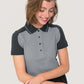 NO. 239  HAKRO DAMEN POLOSHIRT CONTRAST MIKRALINAR® Gr. XS - 6XL