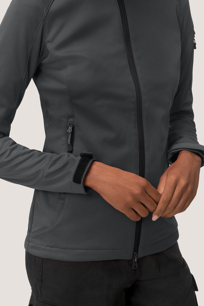 NO. 248  HAKRO DAMEN SOFTSHELLJACKE ALBERTA Gr. XS - 6XL
