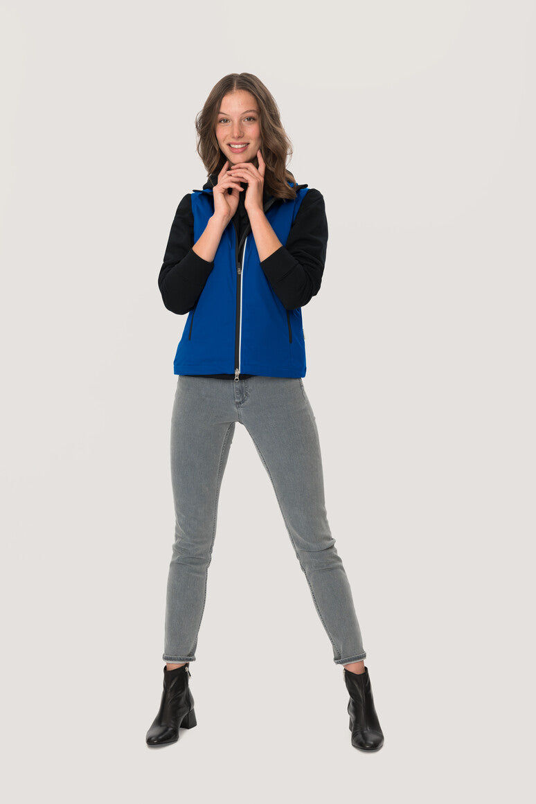 NO. 254 HAKRO DAMEN LIGHT-SOFTSHELLWESTE SARINA Gr. XS - 6XL