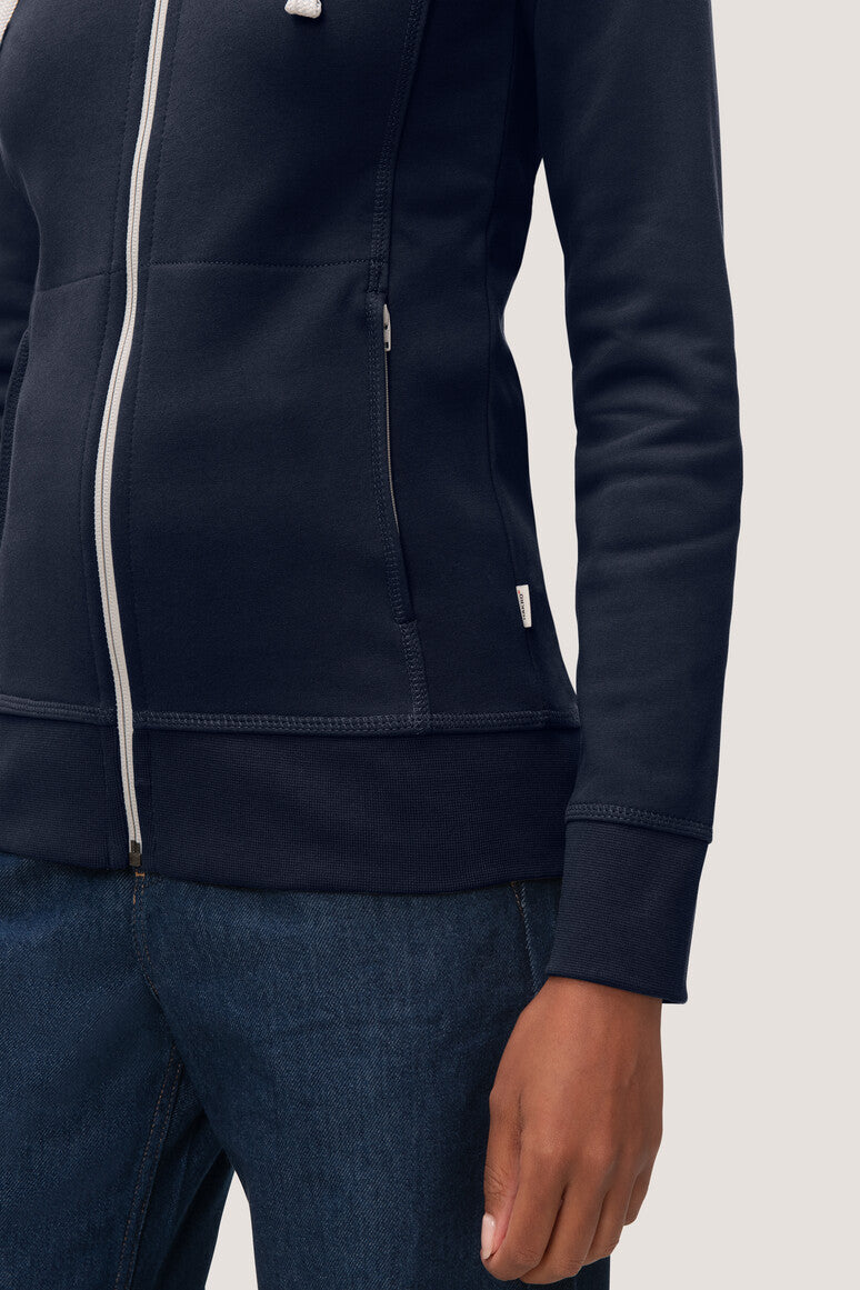 NO. 255  HAKRO DAMEN KAPUZENJACKE BONDED Gr. XS - 3XL