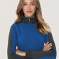 NO. 277  HAKRO DAMEN SWEATJACKE CONTRAST MIKRALINAR® Gr. XS - 6XL