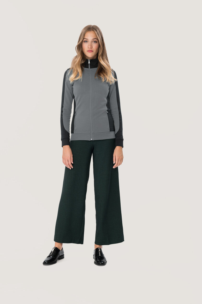 NO. 277  HAKRO DAMEN SWEATJACKE CONTRAST MIKRALINAR® Gr. XS - 6XL