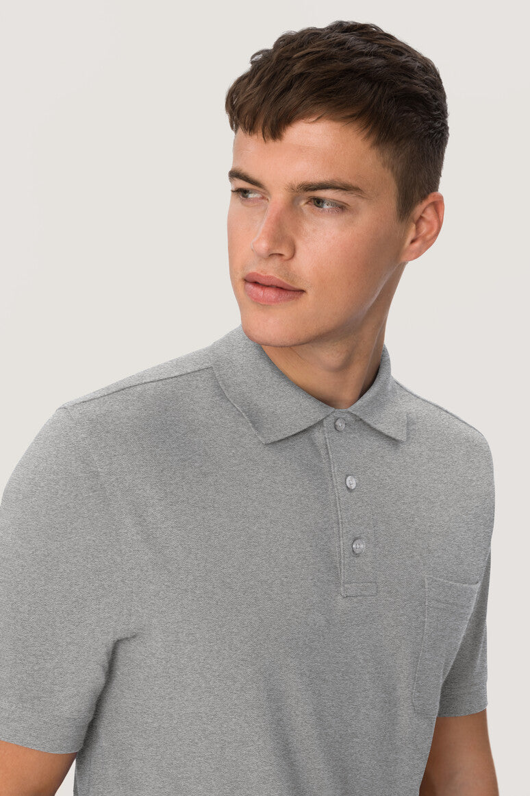 NO. 802  HAKRO HERREN POCKET-POLOSHIRT TOP Gr. XS - 3XL