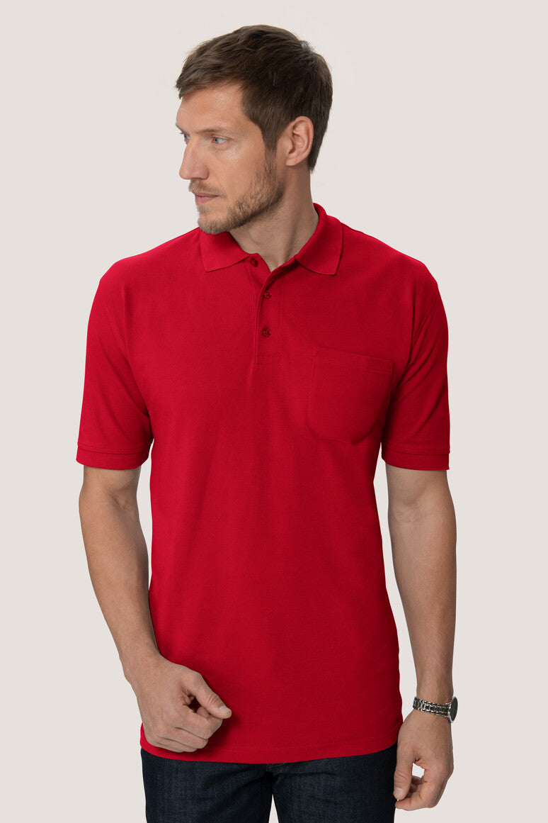 NO. 812  HAKRO HERREN POCKET-POLOSHIRT MIKRALINAR® Gr. 2XL - 6XL