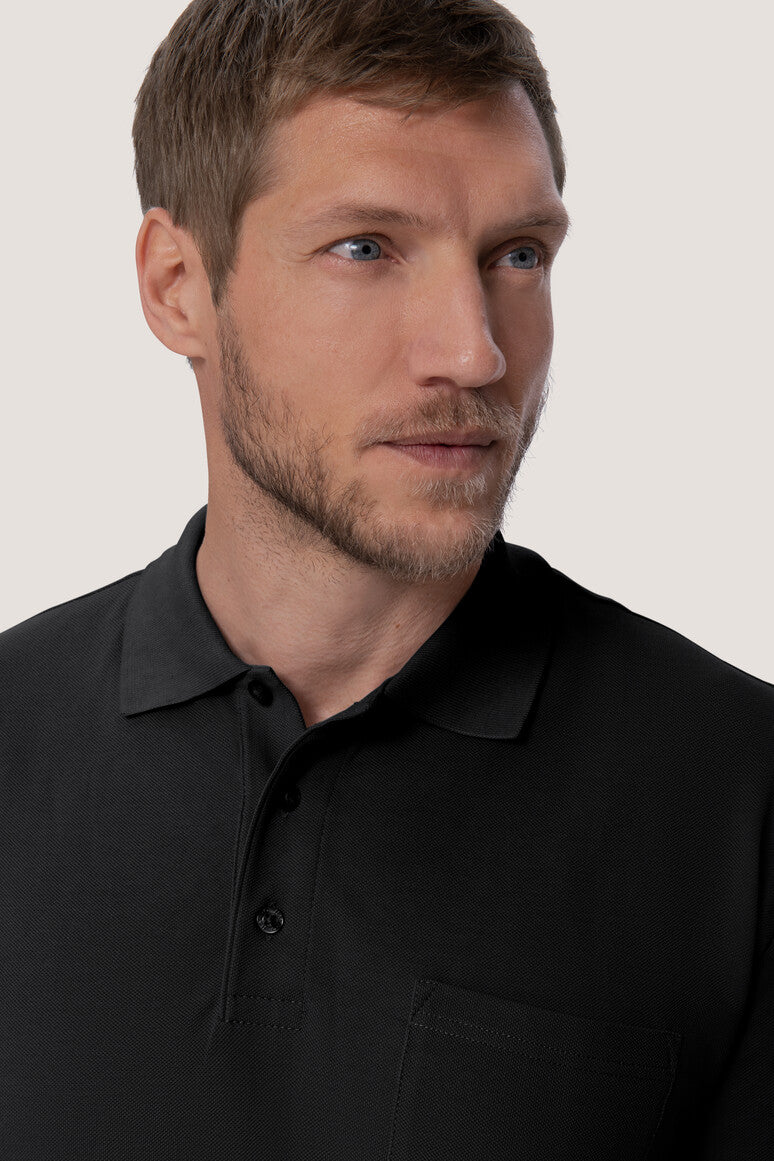 NO. 812  HAKRO HERREN POCKET-POLOSHIRT MIKRALINAR® Gr. 2XL - 6XL