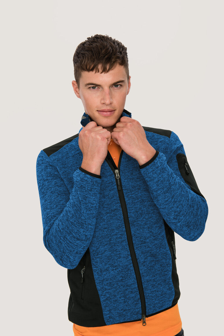 NO. 836  HAKRO HERREN STRICKFLEECEJACKE DAWSON Gr. XS - 3XL