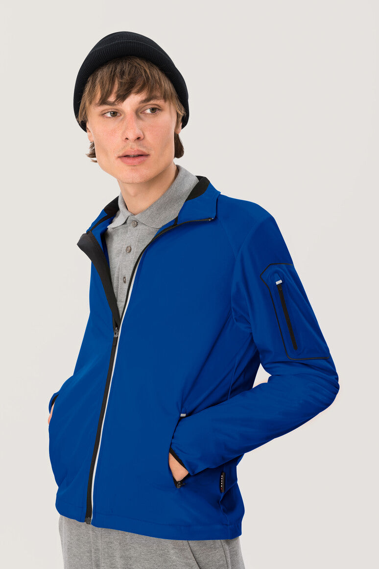 NO. 856  HAKRO HERREN LIGHT-SOFTSHELLJACKE BRANTFORD Gr. XS - 6XL